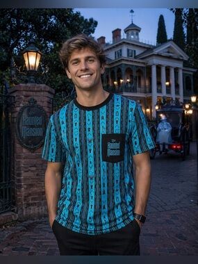 Disney Parks Haunted Mansion Glow-in-the-Dark T-Shirt Adult XL NWOT